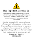 Bug Repellent Candle - Essential Oil Blend
