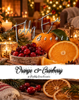 Orange & Cranberry Teddy Pot wax melt