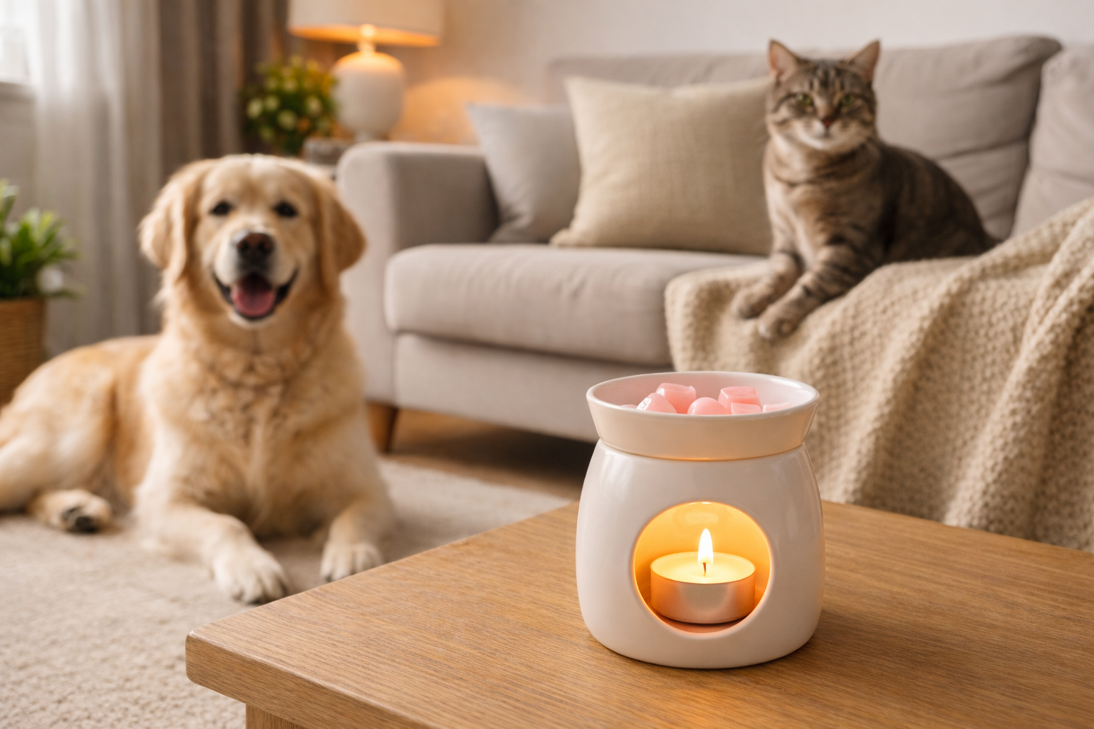 Are wax melts safe around pets & children?