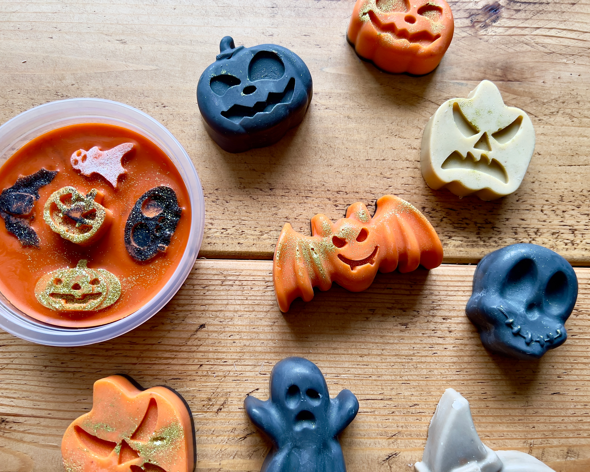 Halloween inspired wax melts