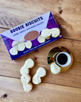 Do you like fun adult novelty biscuits? Well let us introduce you to our dunking Boobie Biscuits! They're traditional British made shortbread biscuits with a fun, adult twist.