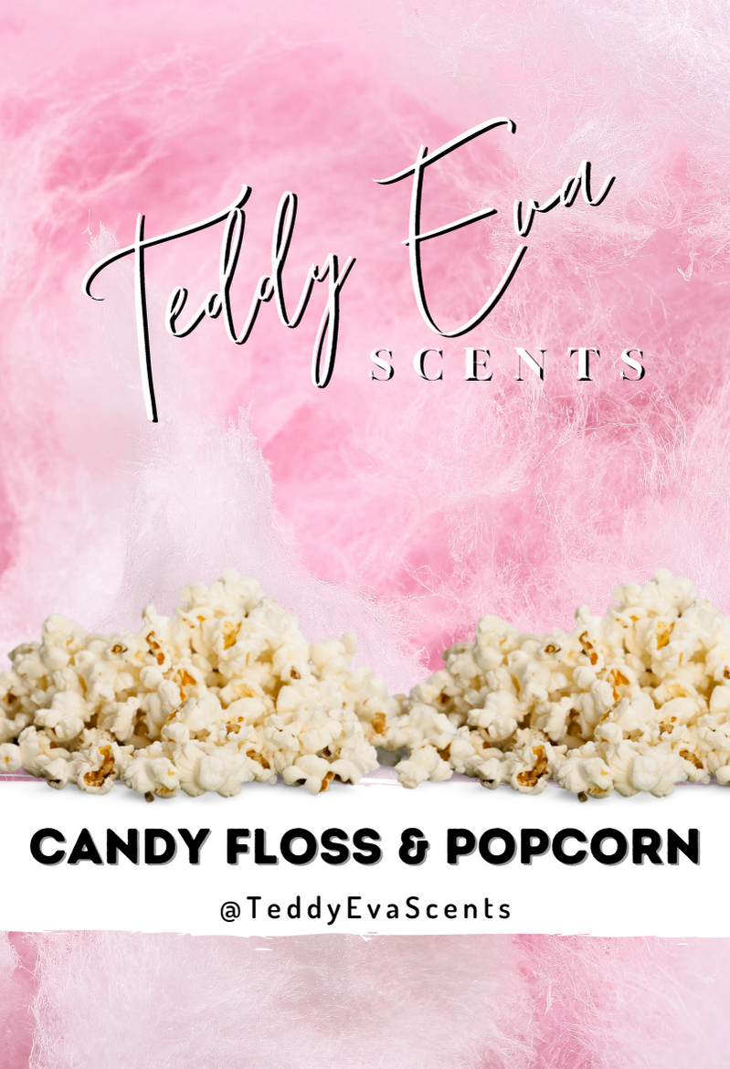 Candy Floss & Popcorn Teddy Clamshell