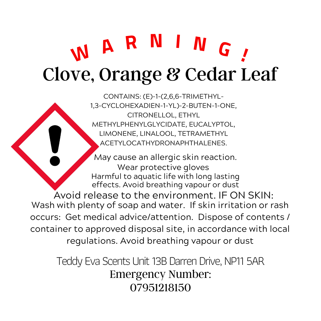 Clove, Orange &amp; Cedar Leaf