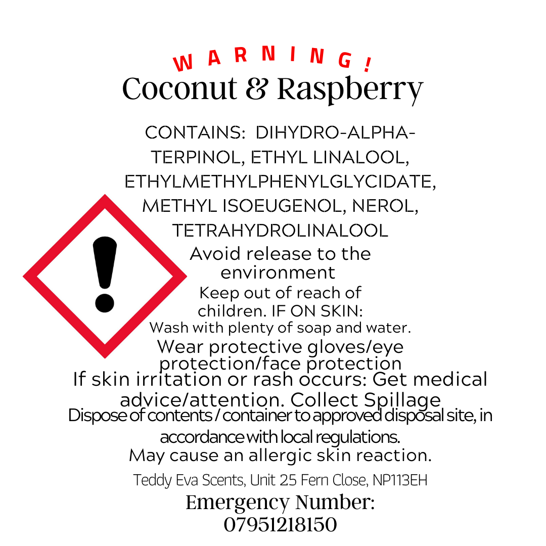 Coconut & Raspberry CLP aroma oil