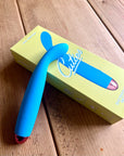 Cuties Silk Touch Rechargeable Mini Vibrator Blue