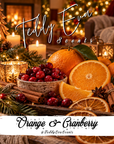 Orange & Cranberry Teddy Clamshell wax melts