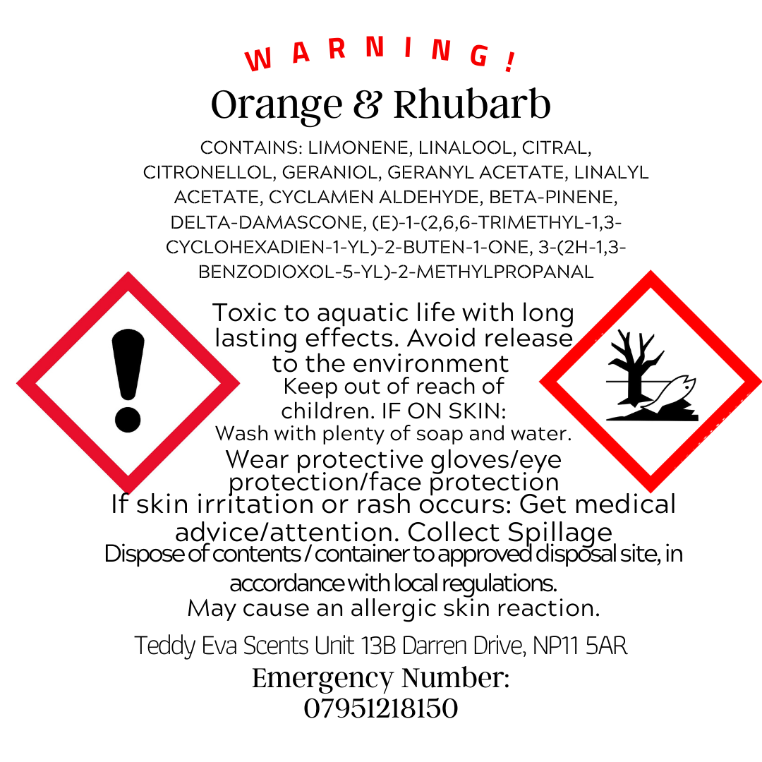 Orange &amp; Rhubarb