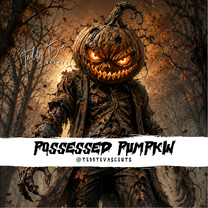 Possessed Pumpkin Teddy Pot wax melt