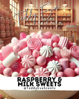 Raspberry & Milk Sweets