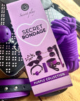 Secret Bondage Kit Black And Purple Collection