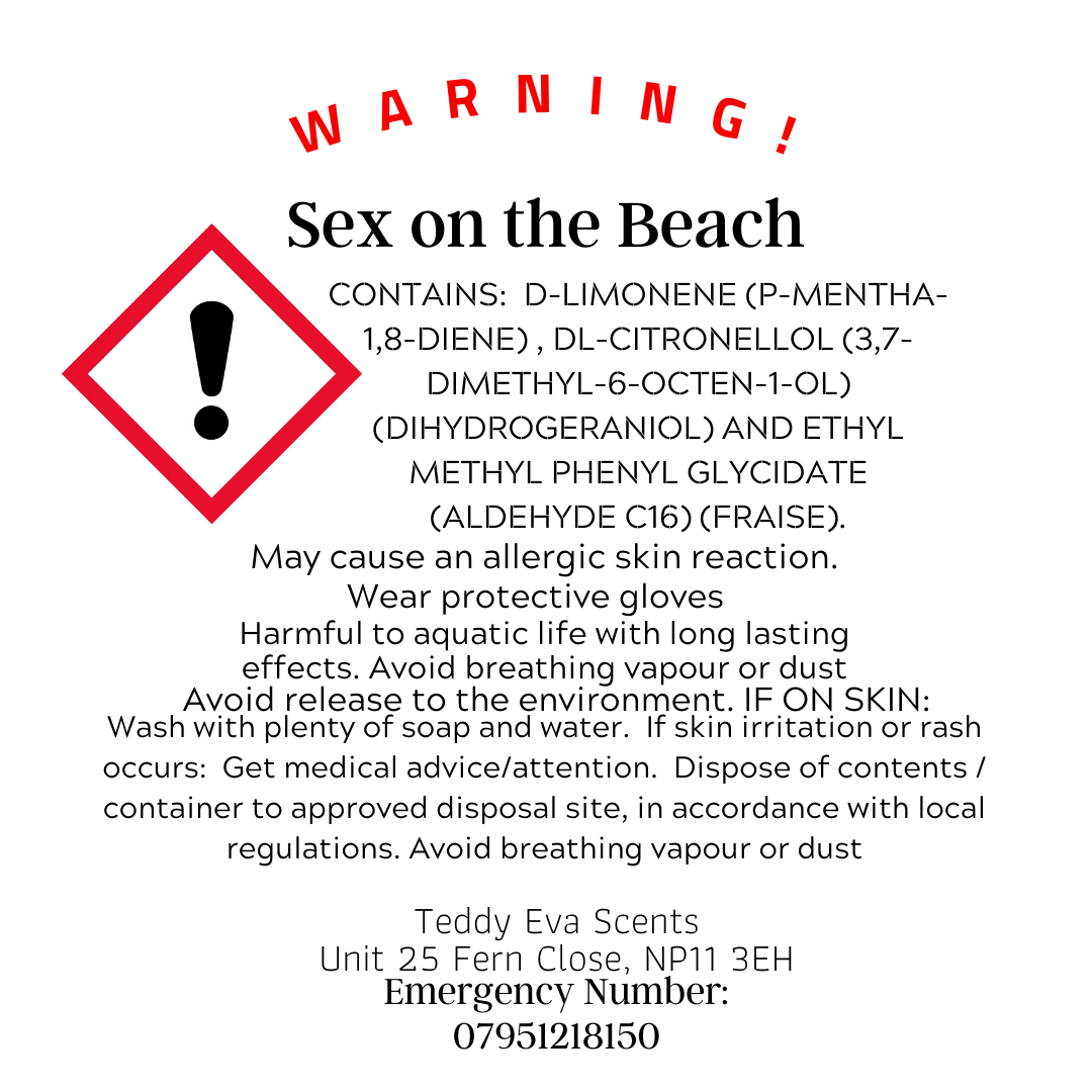 Sex on the Beach Teddy Clamshell