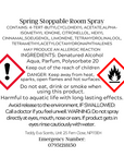 Spring Stoppable 150ml Room Spray