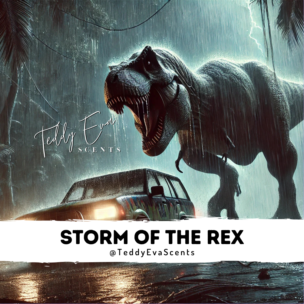 Jurassic Park inspired wax melt - Storm of the Rex