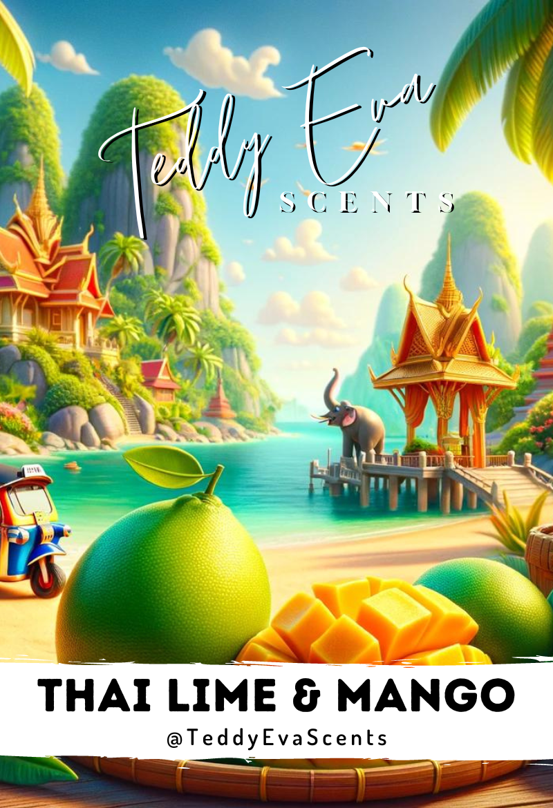 Our Thai Lime &amp; Mango wax melt is your very own personal tropical spa. It's an exotic concoction that feels like sipping on the ultimate tropical cocktail under the shade of a palm tree. With notes of Indian lemongrass and succulent mangoes, this fragrance is a zesty, fresh, and a fruity celebration.