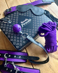 Secret Bondage Kit Black And Purple Collection