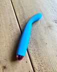 Cuties Silk Touch Rechargeable Mini Vibrator Blue