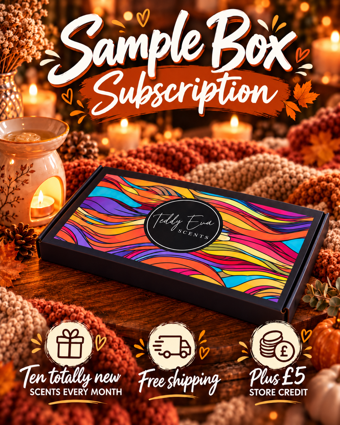 Teddy Pot Sample Box | Monthly Wax Melt Subscription