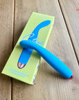 Cuties Silk Touch Rechargeable Mini Vibrator Blue