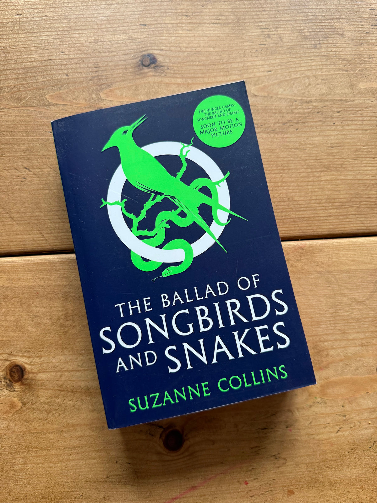 Actual pre-loved copy of The Ballad of Songbirds and Snakes