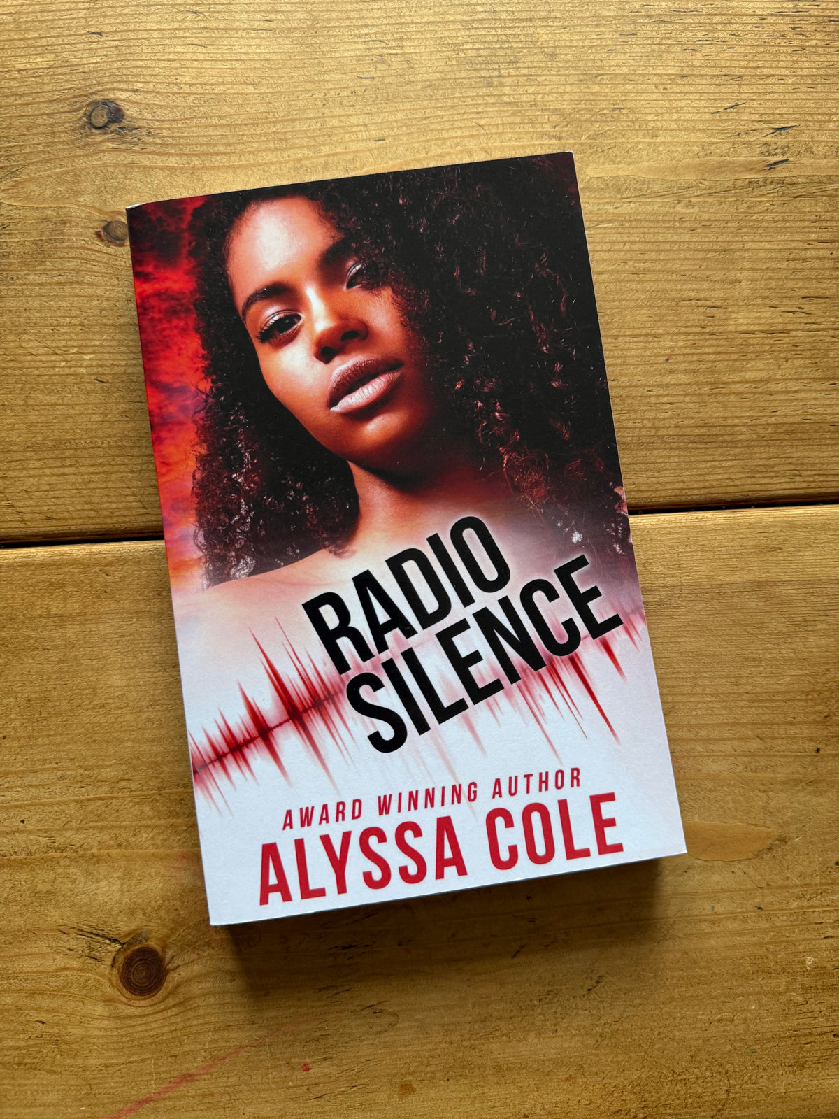 Actual pre-loved copy of Radio Silence — Alyssa Cole