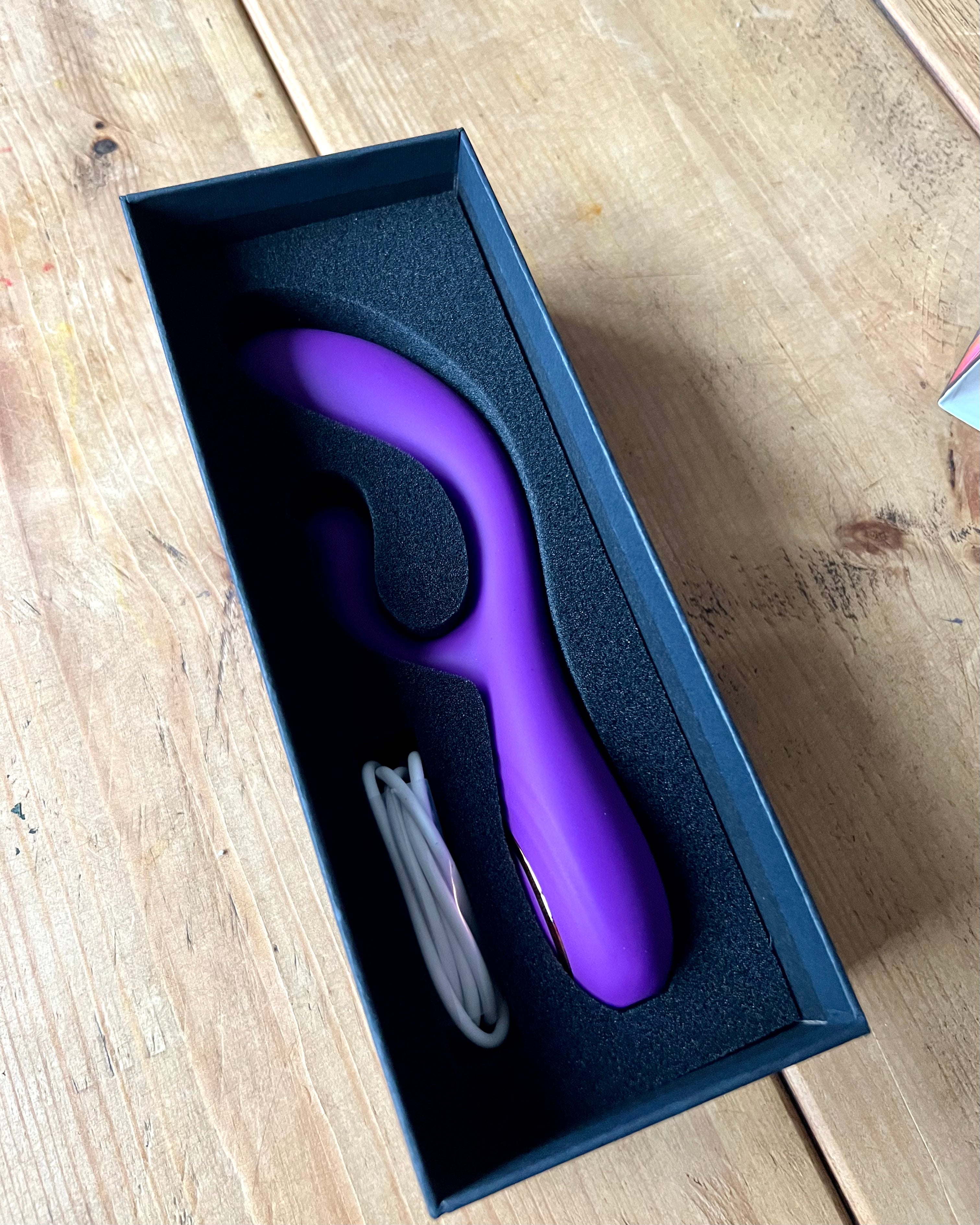 Sex toy inside the box