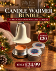 Christmas warmer bundle, white candle warmer