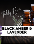 Black Amber & Lavender Teddy Pot