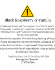 Black Raspberry & Vanilla Teddy Clamshell