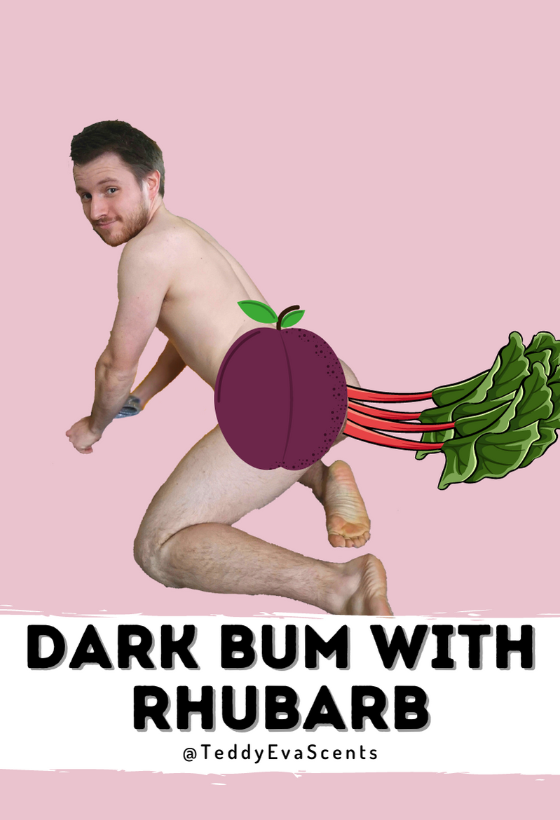 Dark Bum With Rhubarb Cockshell