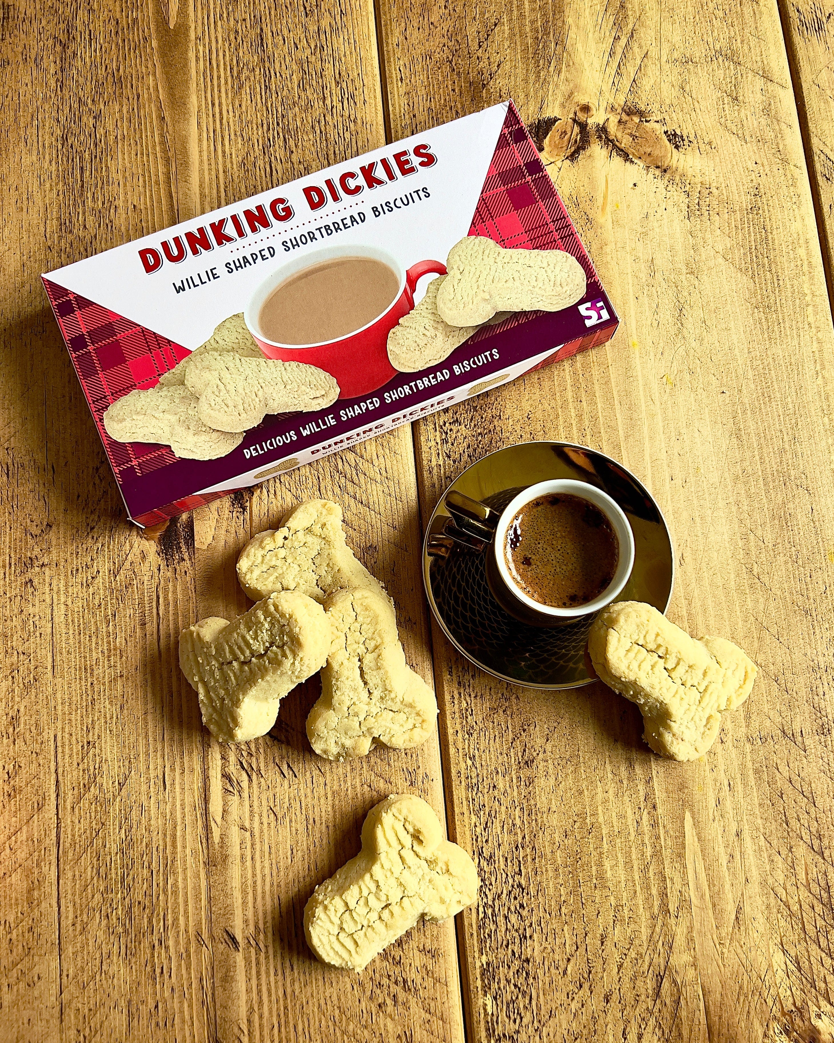 Dunking dickies - dick shortbread biscuits