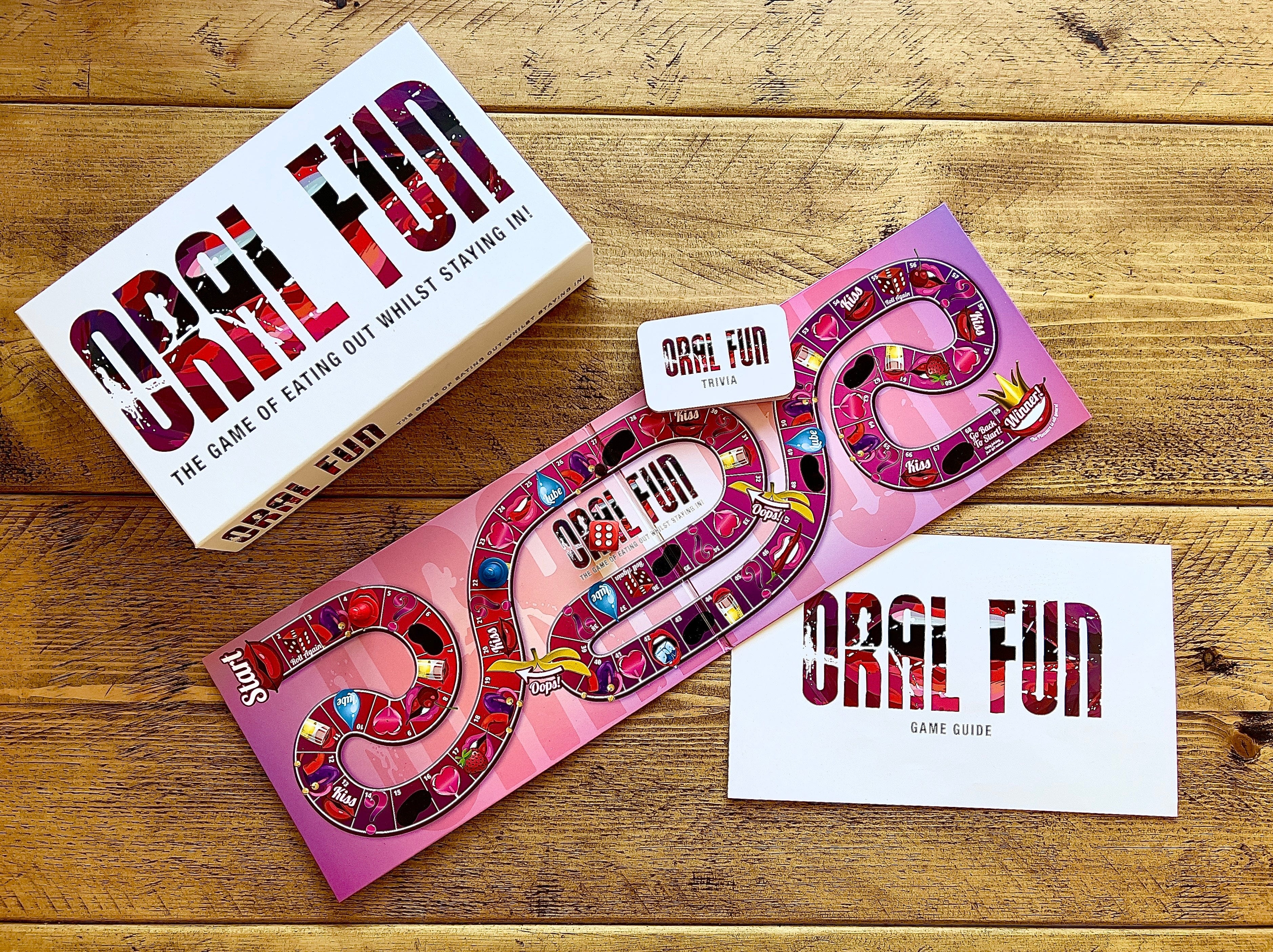oral fun board game - what's in the box and how to play