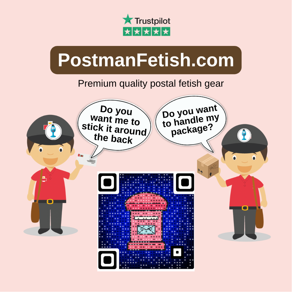 Prank delivery stickers - postmanfetish.com