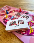 Oral fun board game trivia cards